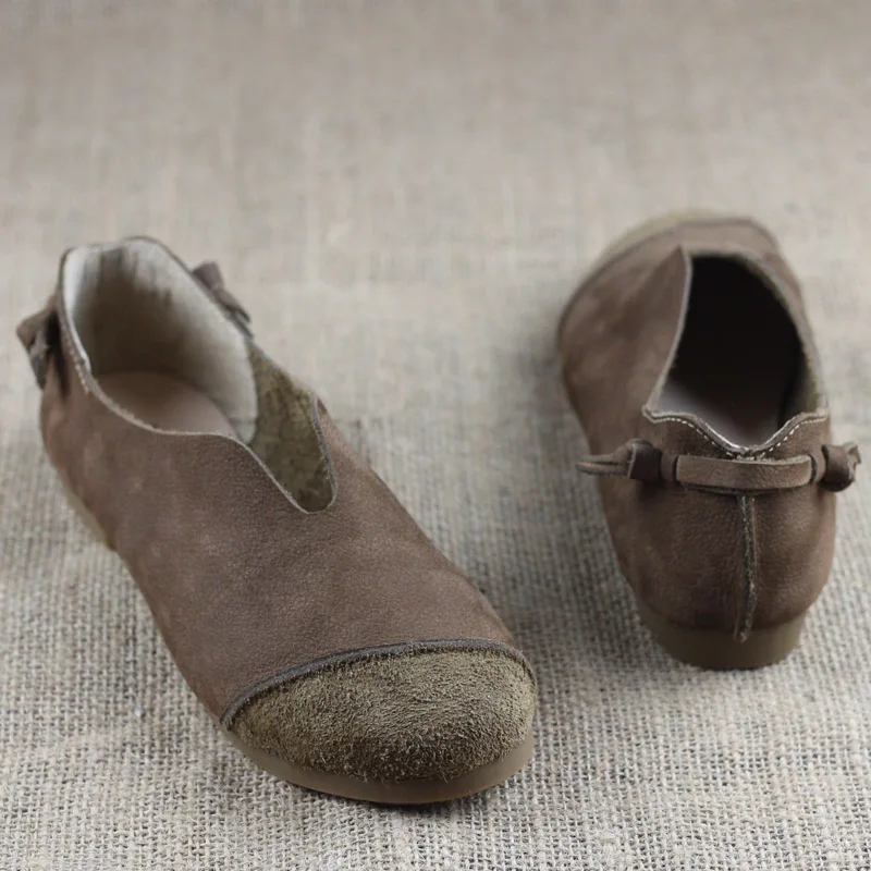 

women 2019 spring autumn genuine leather flat heel slip on driving shoes female espadrilles moccasins handmade loafers 1935-2