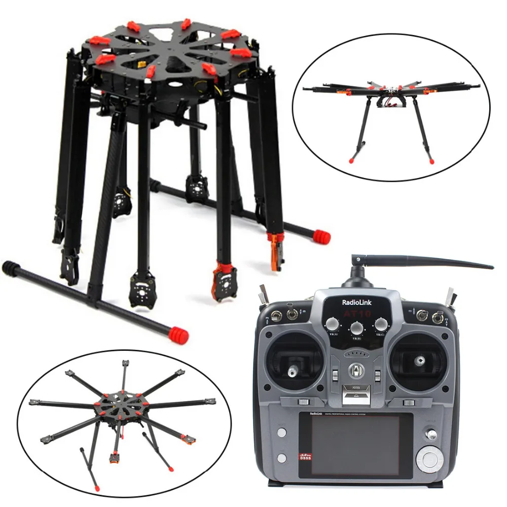JMT Pro 2 4G 10CH RC 8 осевой Дрон октокоптер Tarot X8 складной PIX PX4 M8N GPS ARF/PNF DIY Набор для