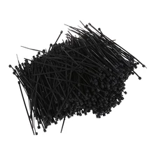 Top sell 1000 Pcs Black nylon Cable Zip Tie Fasten Wrap 95mm x 2mm