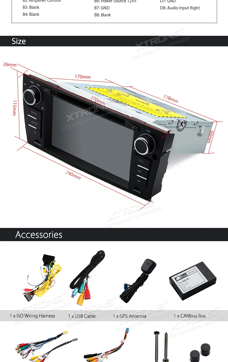 Perfect 7" Android 8.0 OS Car DVD Multimedia Radio for BMW E90 2005-2012 & E91 2005-2012 & E92 2006-2013 & E93 2007-2013 & M3 2007-2012 22