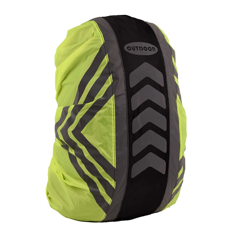 Светоотражающий водонепроницаемый рюкзак с защитой от дождя пылезащитный дождевик для сумок для пеших прогулок кемпинга охоты дождя велоспорта 20-28L
