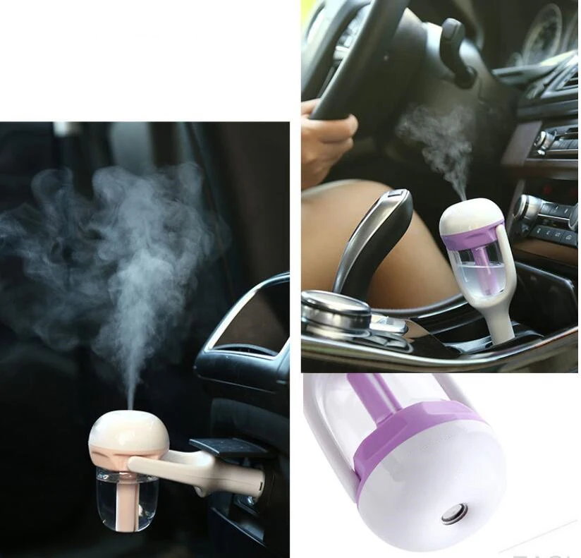 Car Humidifier Air Purifier Freshener 50ML Essential Oil Diffuser Aromatherapy DC 12V Portable Auto Mist Maker