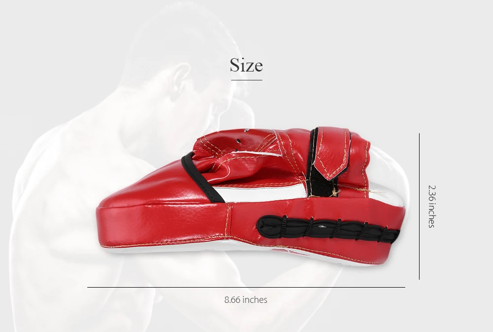 Suteng Map Pattern Curved Surface Boxing Pad Karate Thai Training Hand Target Gear