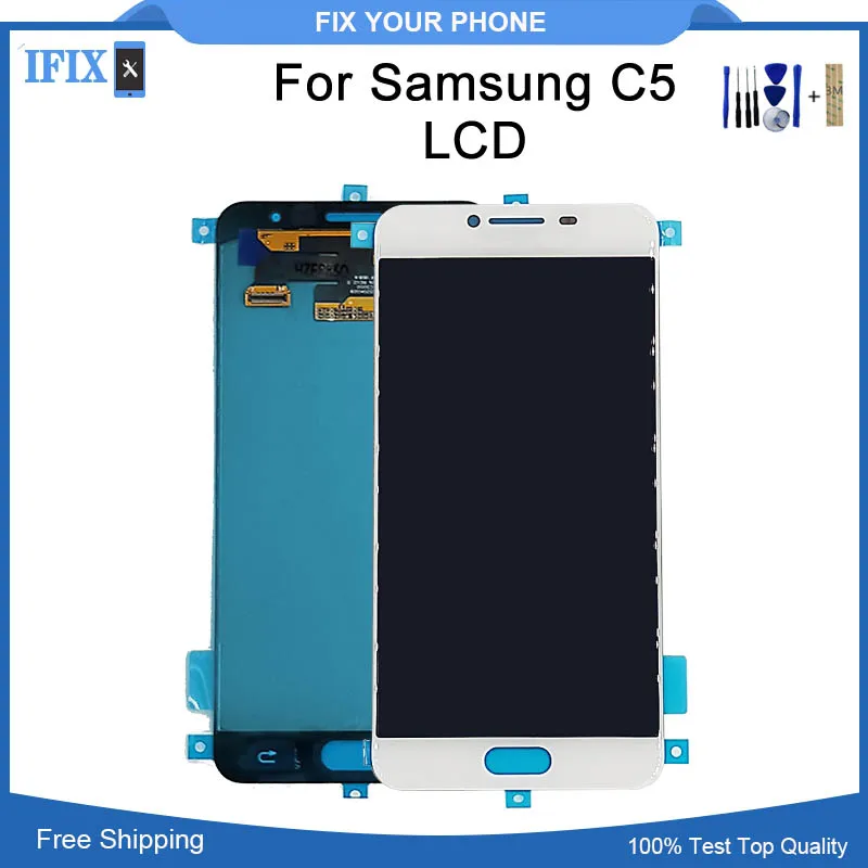 

5.2 Inch Super OLED for SAMSUNG for Galaxy C5 C5000 LCD Display with Touch Screen Digitizer Assembly Replacement Parts