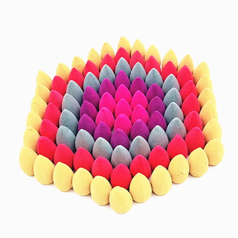 

100 PCS Indian Incense Cones for Smoke Backflow Incense Burner Sandalwood Fragrant Aromatherapy S