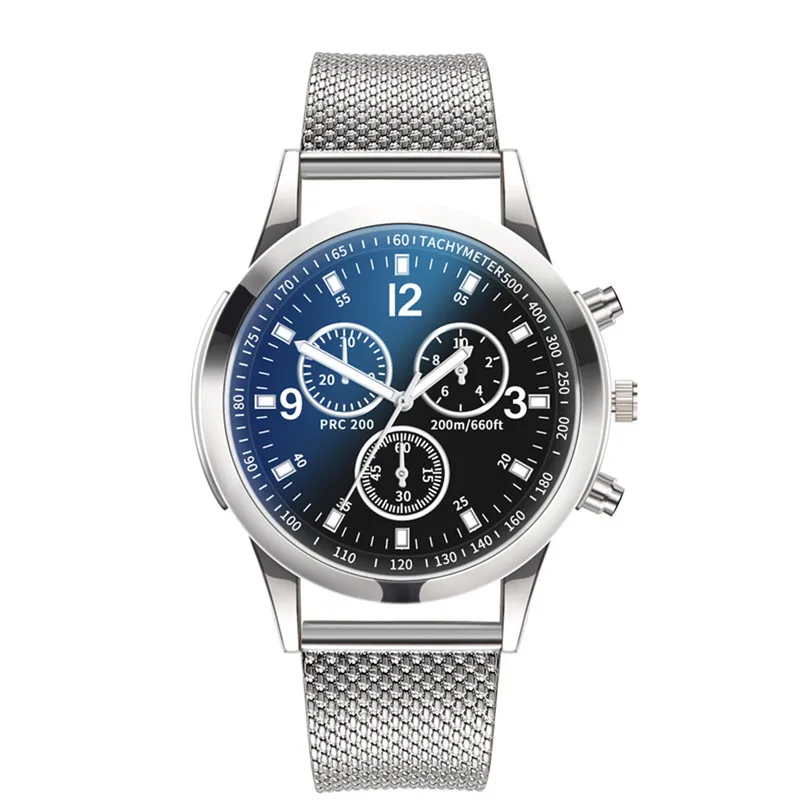 Роскошные модные мужские наручные часы кварцевые Силиконовые Для мужчин s часы Нержавеющая сталь циферблат Повседневное браслет мужские наручные часы превосходные часы R03 - Цвет: A