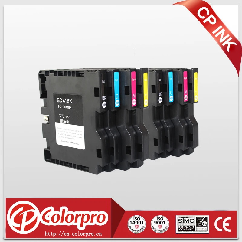 8PK Сублимация картридж для Ricoh GC41 GC 41 для Aficio SG3110DN Aficio SG3110DNW Aficio SG3110SFNW