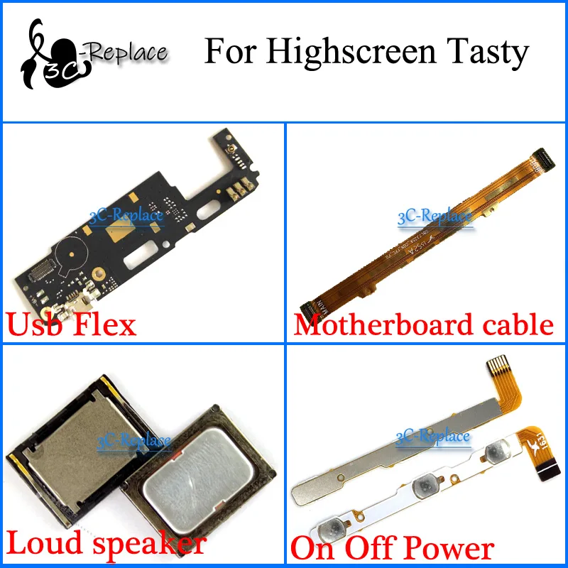 Изящный для Highscreen Usb гибкий кабель для материнской платы громкий динамик вкл/выкл объемный кабель гибкий кабель