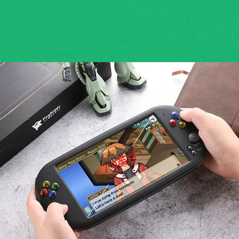 Cdragon 7 Inch Game Console Portable support neo geo arcade video games with 1500 free retro mini game 8 bit 16/32 bit console