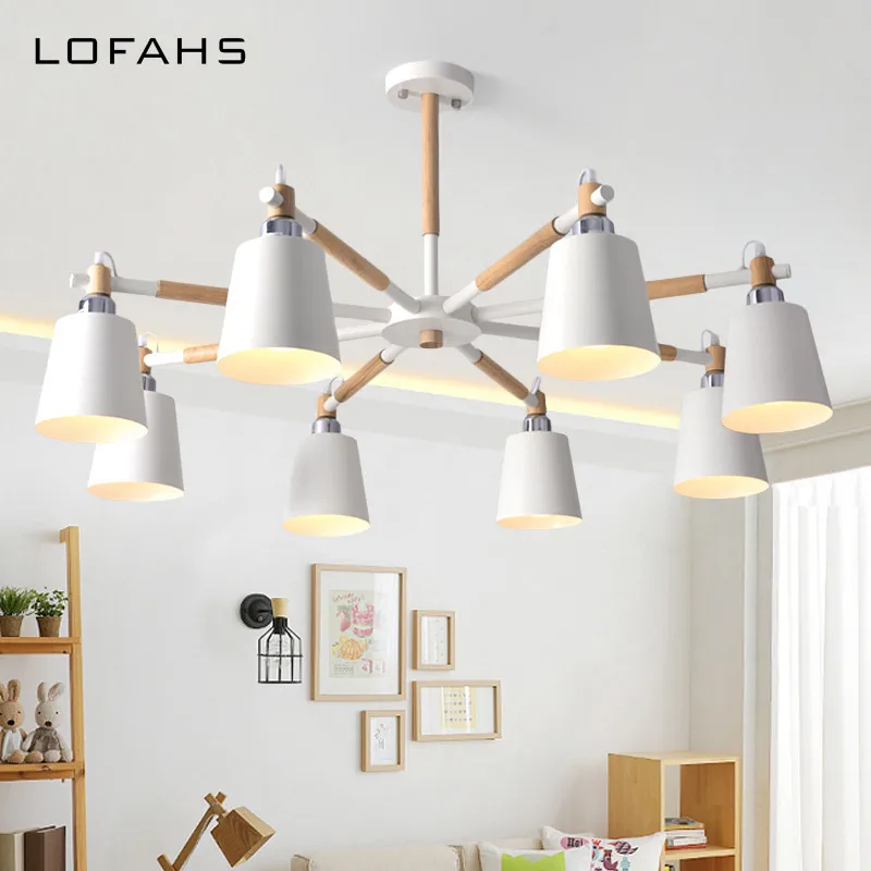 Светодиодная потолочная люстра LOFAHS для гостиной кабинета спальни современная