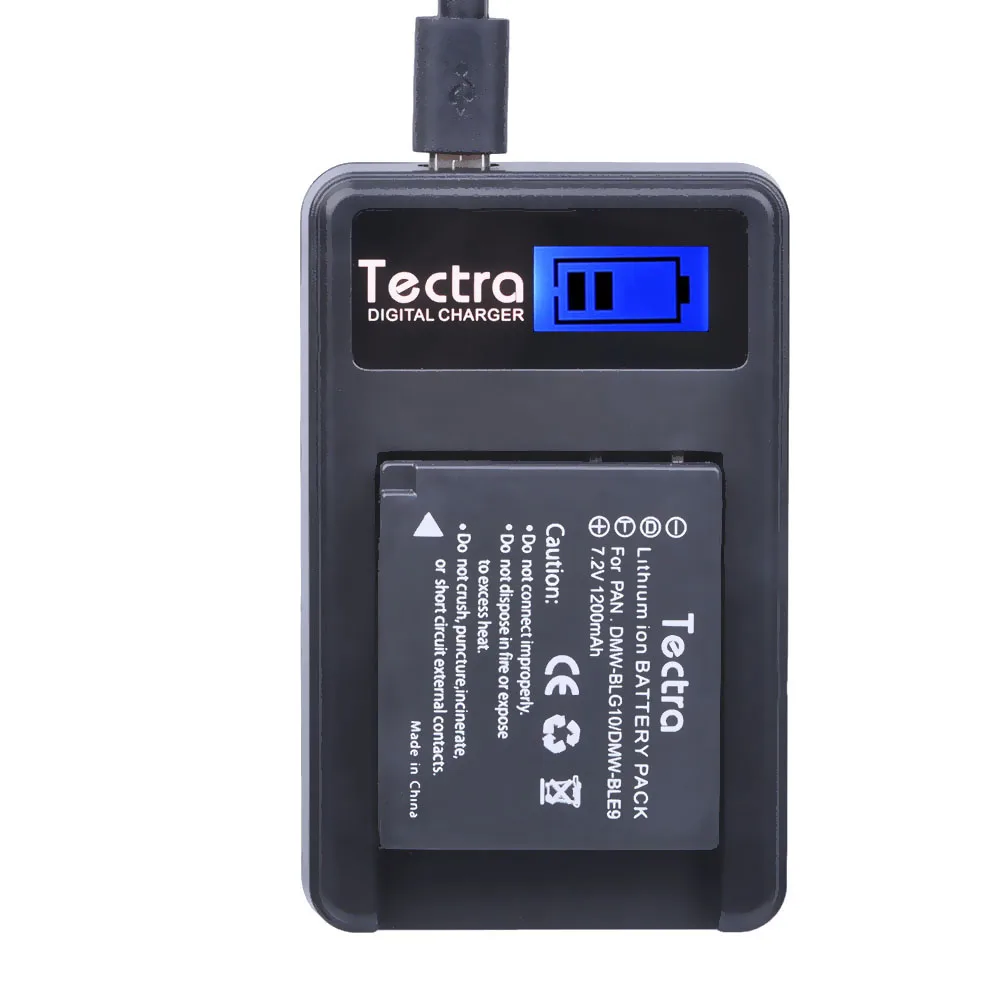 Tectra DMW BLE9 BLG10 ЖК USB зарядное устройство для Panasonic Lumix DMC GF3 GF5 GF6 GX7|charger for|lcd chargercharger