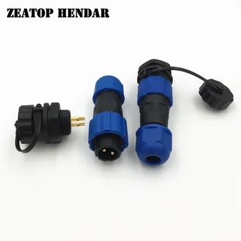 

5Set SP13 2 3 4 5 6 7 Pin Waterproof Aviation Connector IP68 Power Cable Male Plug Female Socket Jack