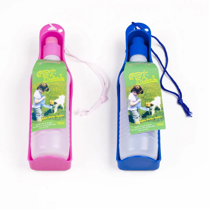 

Dog Water Bottle Portable Travelling Drinking Pet Feeder Container Puppy Dispenser Bowl Supply for Cats Small Medium Large Dogs