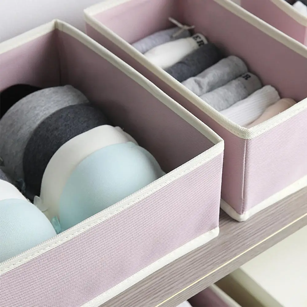 6PCS/Set Underwear Bra Storage Boxes Drawer Organizer Socks Scarfs Case Wardrobe Closet Divider Clothes Necktie Container 6PCS/Set Underwear Bra Storage Boxes Drawer Organizer Socks Scarfs Case Wardrobe Closet Divider Clothes Necktie Container