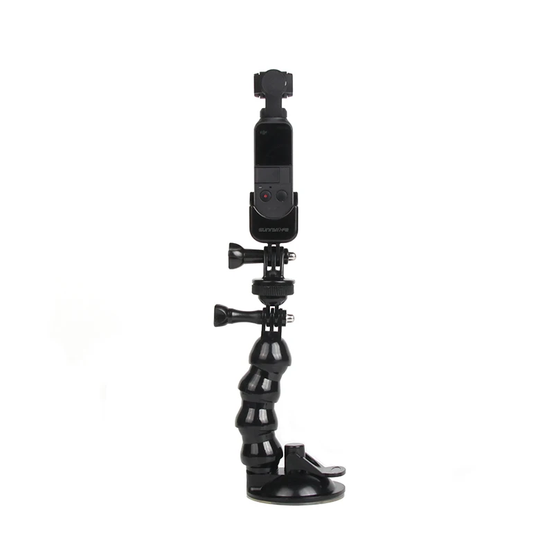 Car Suction Cup Serpentine Arm holder For dji osmo Pocket Handheld gimbal camera Accessories 1 (10)