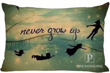 

Best Custom Pillow Case Peter Pan Movie Rectangle Pillowcases zipper 40x60cm (One Side Print) @180117-156