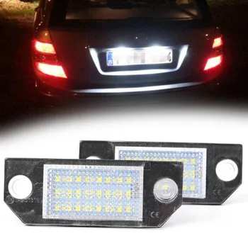 

For Ford Focus C-MAX 03-07 & MK2 2003-2008 Car LED license Number Plate Light Lamp Lighting Indicators OEM Replacement CE 2PCS