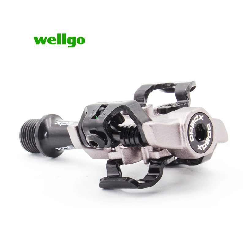 

Wellgo Xpedo XMF10AC MTB Bicycle high quality pedals fully enclosed 3 bearing professional racing MTB Lock pedal ultralight 9/16