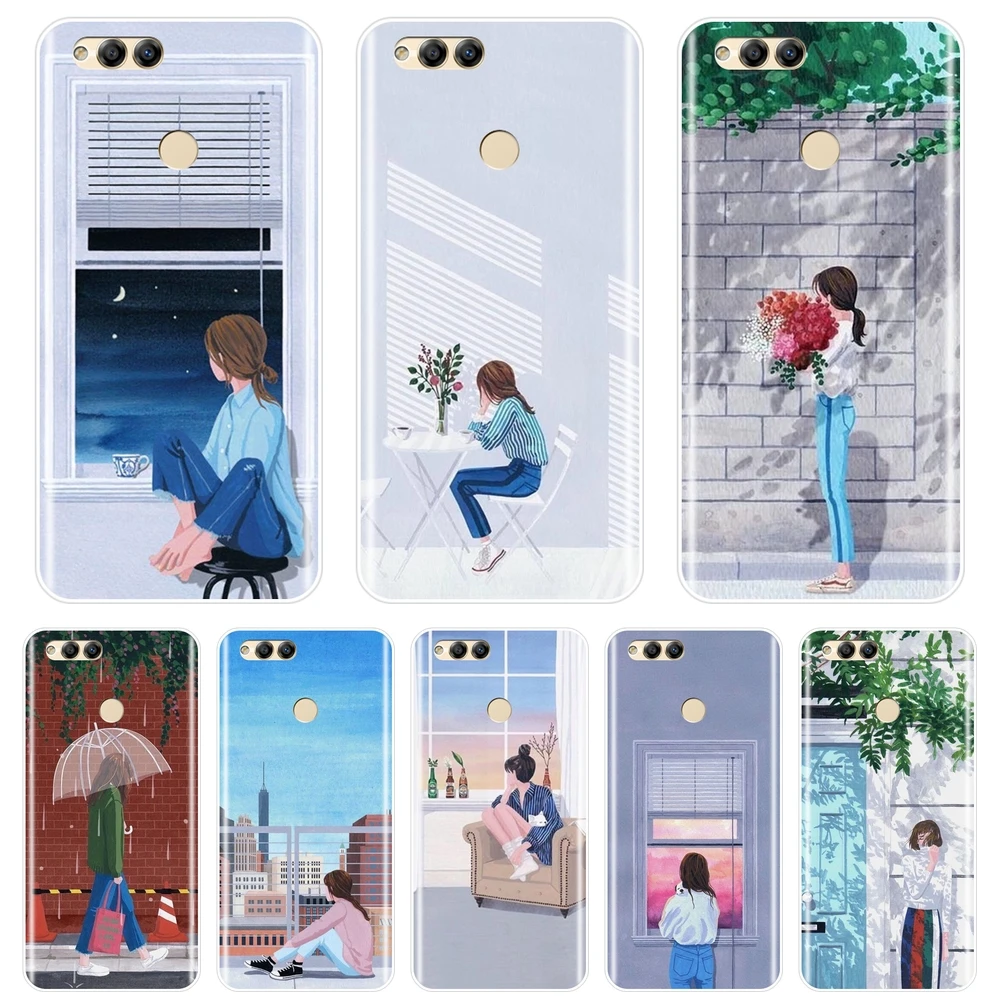 

Kpop Girl Phone Case Silicone For Huawei Honor 7 8 9 10 Lite Soft Back Cover For Huawei Honor 7 7S 7X 7A 7C Pro 8X MAX 10 9 8