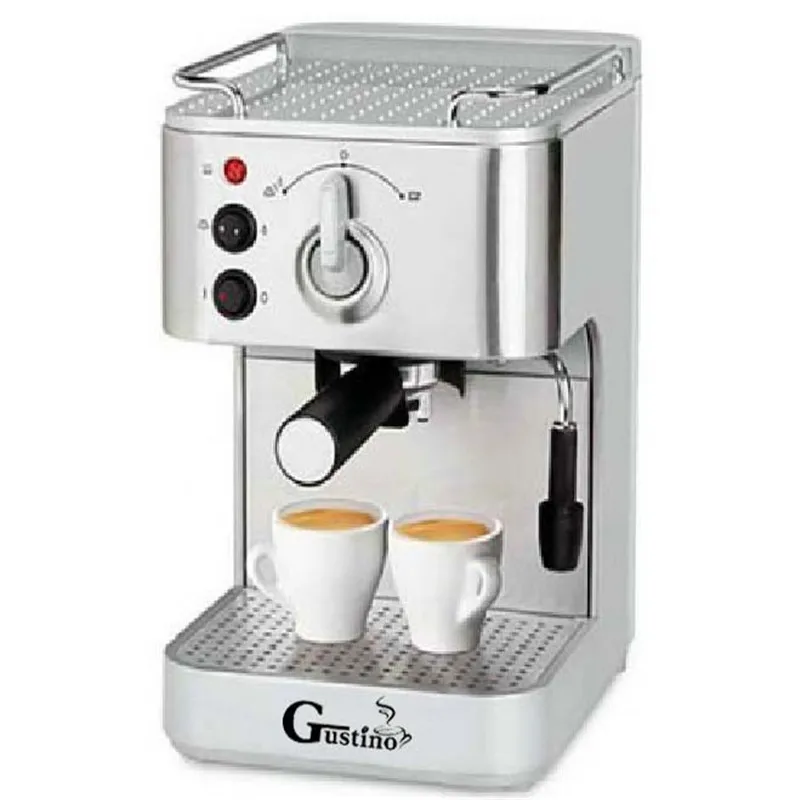

Gustino 19Bar Semi Automatic Coffee Maker Espresso Machine with Froth Milk Stainless Steel 304 Housing for Home or Office Using
