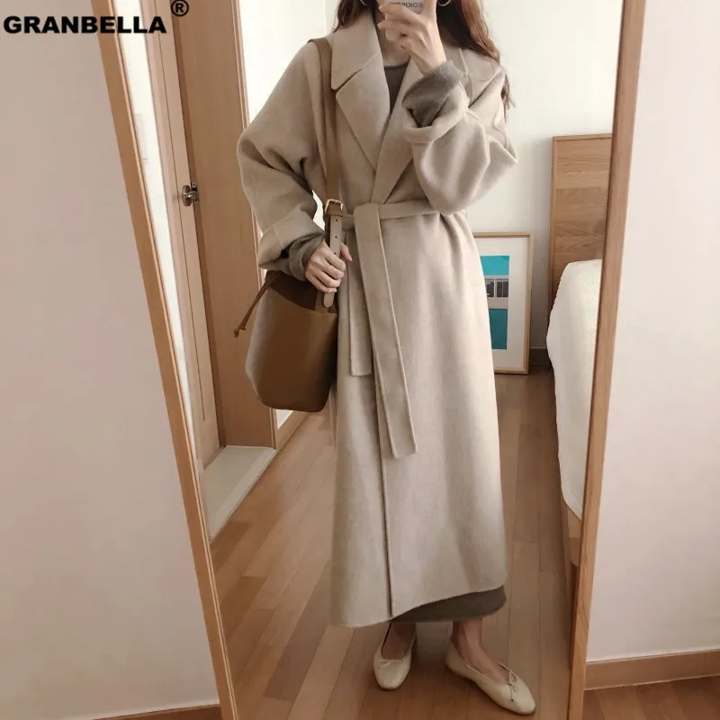 

Women Korean Winter Long Overcoat Outwear Coat Loose Plus Size Cardigans Long Sleeve Manteau Femme Hiver Elegant