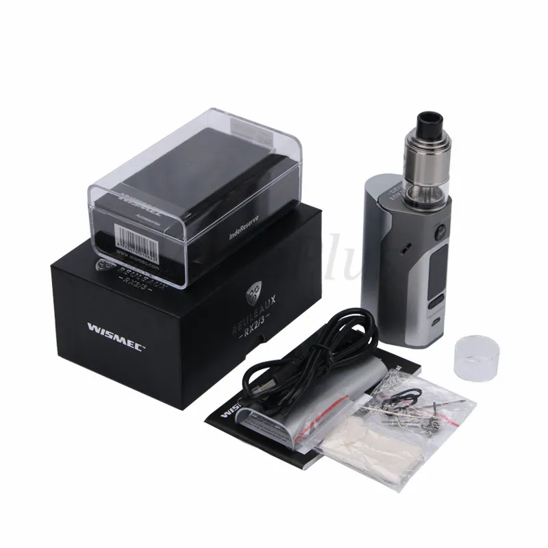 Original Wismec Reuleaux RX23 TC 150W200W Box Mod fit indereserve tank e-cigs kit Reuleaux RX2 3 TC RX23 vape Mod VS RX200S08