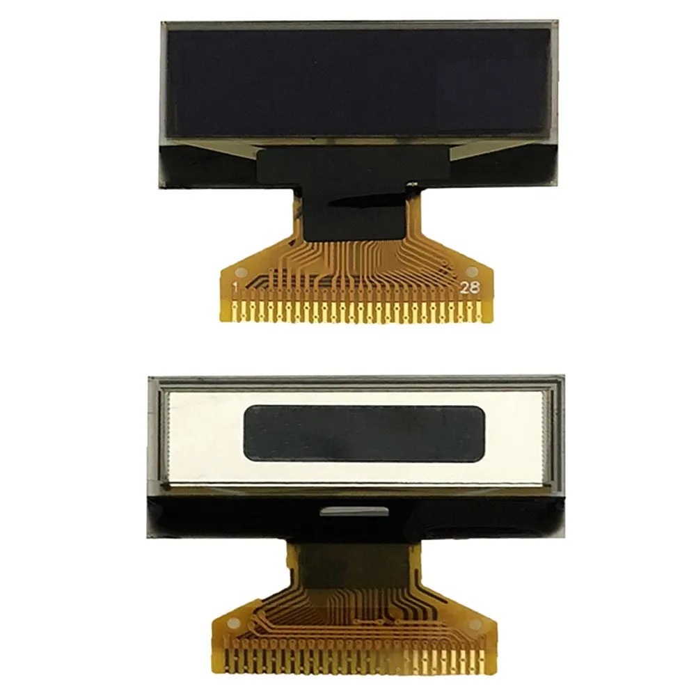 OLED-дисплей 1 дюйма 28PIN SH1106G белый Монохромный экран с разрешением 128*36 | Электроника