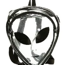 Для женщин Harajuku сумка рюкзак E.T. Внеземной лицо рюкзак хорошенький японский Harajuku школьный Девушка прозрачный пакет обновления