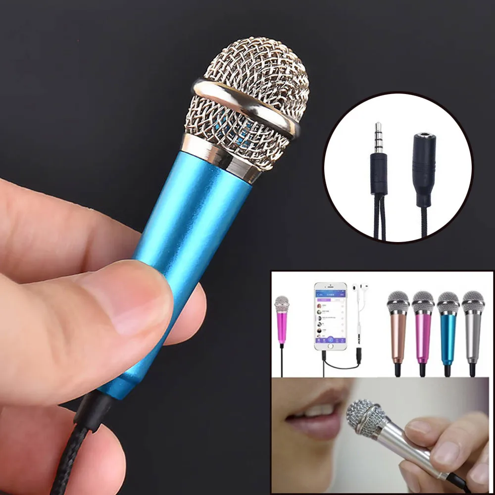 

Mini Karaoke Condenser Microphone For Phone Computer Mini PhoneMic