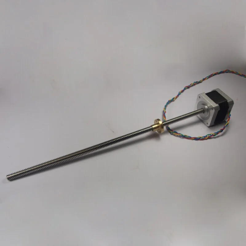 

Ultimaker 2 Extended 400mm Z-Motor with Trapezoidal Lead Screw TR 8*8(P2) for DIY UM 2 Extended 3D printer Z stepper Mot