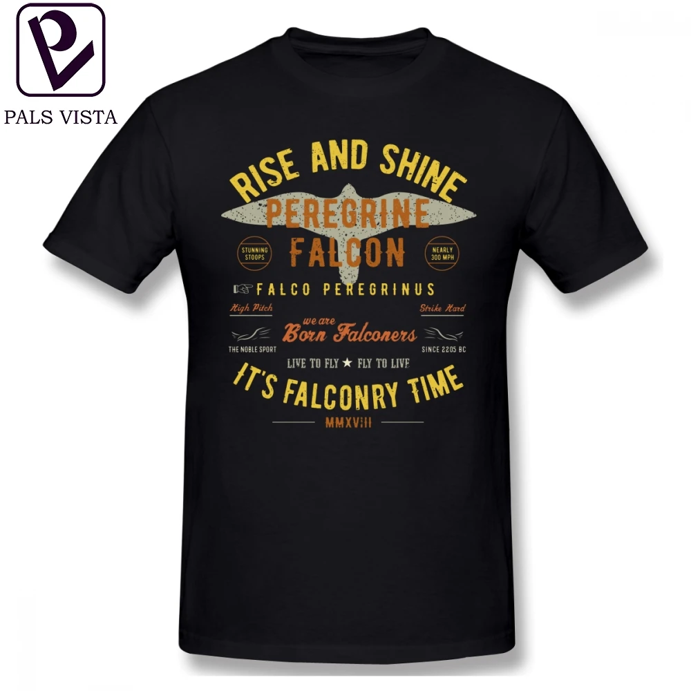 

Falconry T Shirt It S Falconry Time Peregrine Falcon T-Shirt Short Sleeve Oversized Tee Shirt Funny Man Casual Tshirt