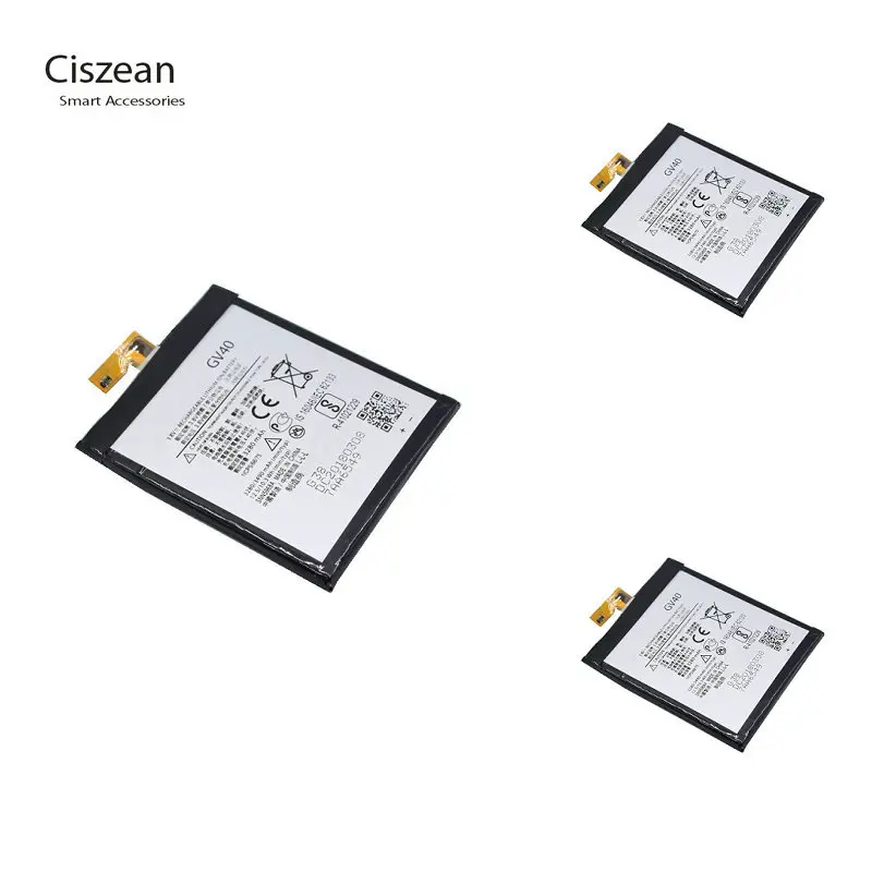 Ciszean 3x3280 mAh GV40 запасная батарея SNN5968A для Motorola Moto Z Droid Force XT1650-02 | Мобильные телефоны