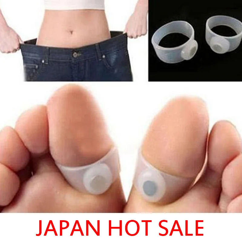 

Free shipping Magnet Holder for the big toe Thumb lock 2018 NEW Lose weight Keep fit Foot massager Silicone Toe ring