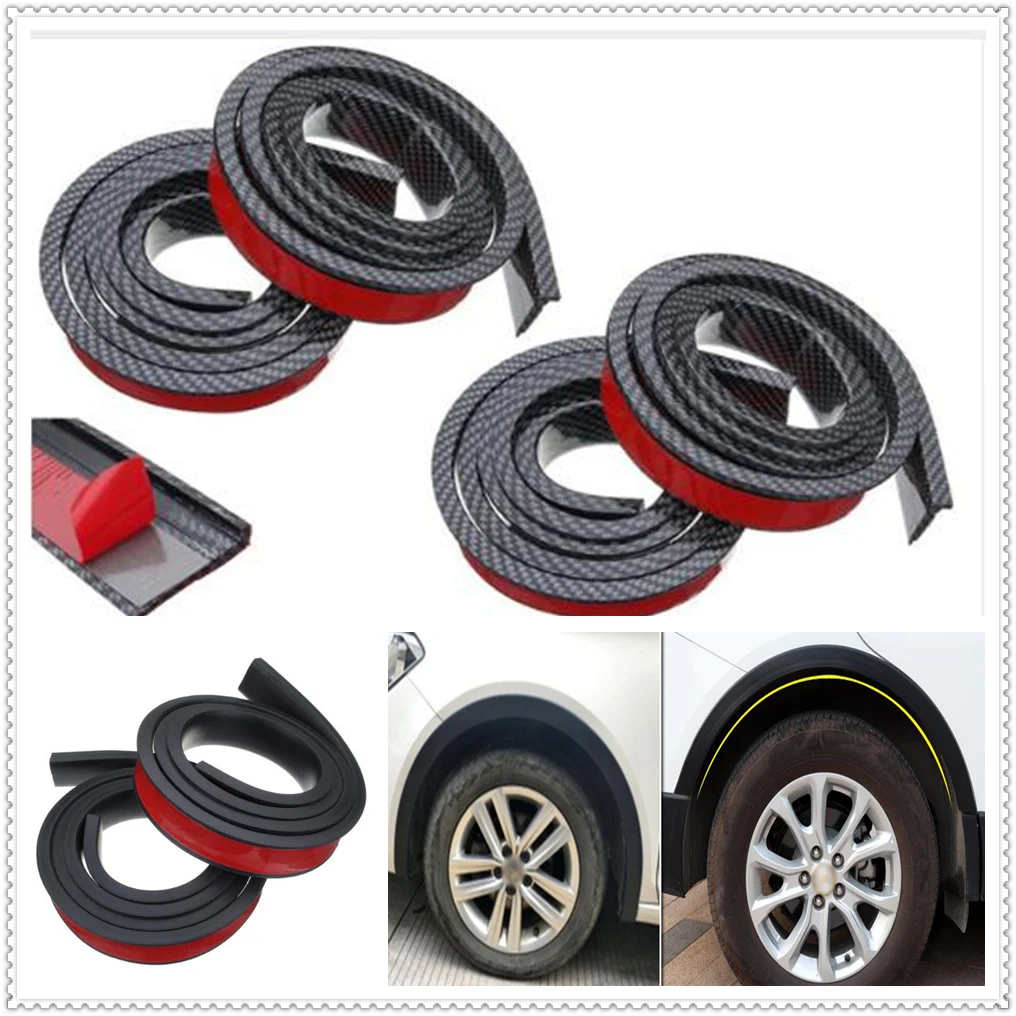 

4PCS black Car Fender Wheel Eyebrow Arch Protector Lip for Chevrolet Blazer Traverse Tahoe Equinox Trax Sonic FNR-X Bolt