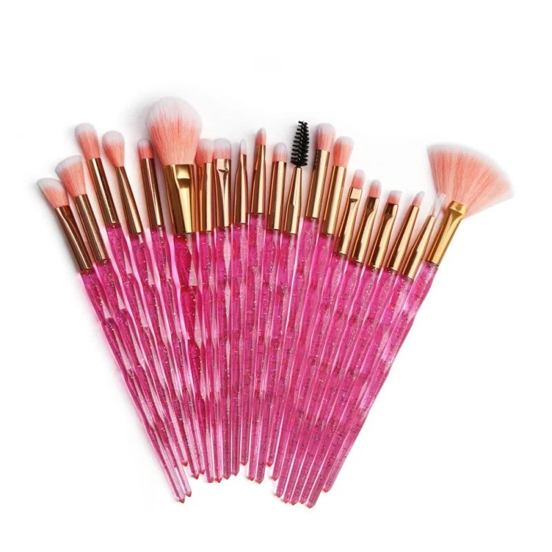 

20Pcs/set Makeup Brushes Set Cosmetic Powder Foundation Eye Shadow Lip Eyebrow Colorful Professional Makeup Brush Kit