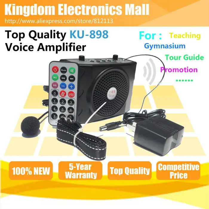 5 Year Warranty Free Shipping Portable Voice Amplifier