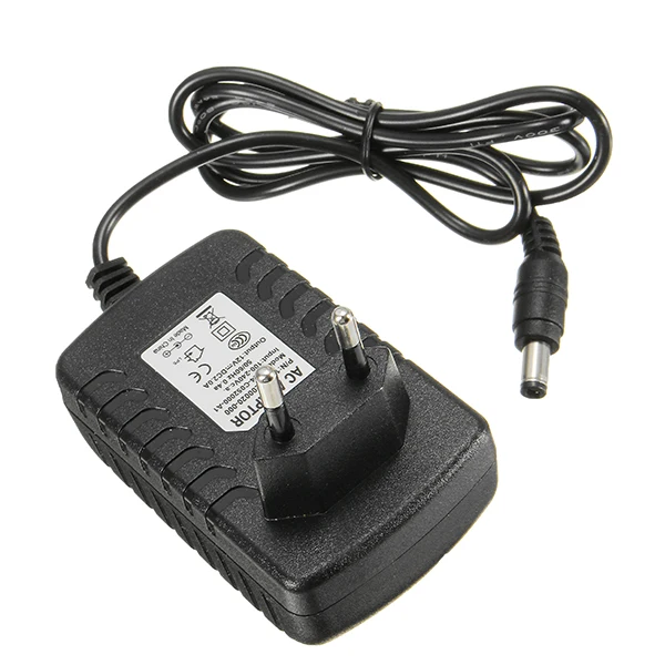 AC100-240V для DC12V 2A 24 Вт Питание адаптер с Гнездовой разъем для Светодиодные полосы света