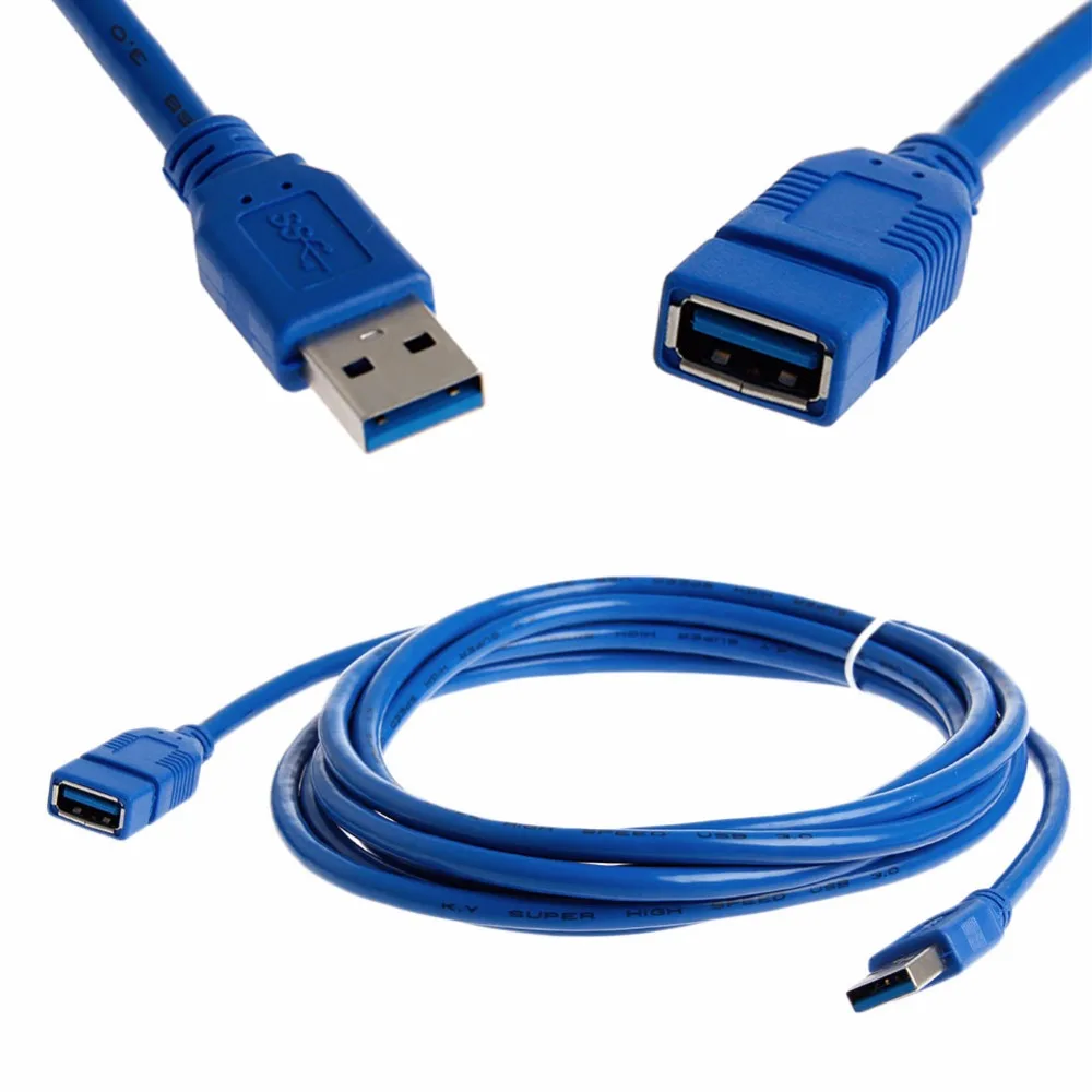JINSHENGDA Hot USB 3.0 A Male Plug To Female Socket 3m/10ft Super Fast Extension Cable Cord | Электроника