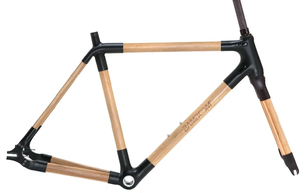 Road bike carbon frame front fork Bamboo frame front fork Frame front fork accessories Single font