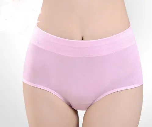 AQ220 Amazing Intimates Briefs High Waist Modal Women Underwear Sexy Seamless Panties Underpants Plus Size AQ220 Amazing Intimates Briefs High Waist Modal Women Underwear Sexy Seamless Panties Underpants Plus Size