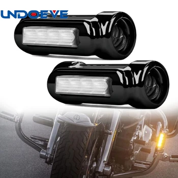 

Motorcycle Accessories Highway Bar Switchback Driving Light White Amber LED for Vctory Crash Bars Motorcycles Touring Bikes
