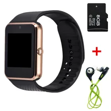 2016 neueste heißer verkauf smart watch gt08 uhr sync notifier unterstützung sim tf karte konnektivität apple iphone android telefon smartwatch
