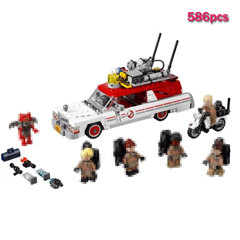 

Movie Technic Series Ghostbusters Ecto-1 & 2 Building Kit Block Brick Children DIY Toy Hobbies Kids Toys For Children Gifts
