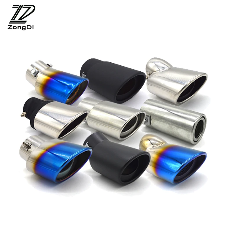 

Universal Chrome Stainless Steel Car Exhaust Tip pipe For VW Buick Toyota Peugeot Fiat Honda Suzuki Subaru Mitsubishi Renault