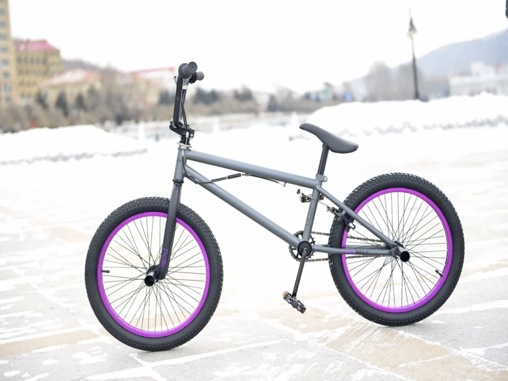 BMX велосипед стальная рама, 20 дюймов мужской Фристайл шоу, собственный уличный угол экстремальный трюк, горный велосипед задний тормоз, V велосипед трюк acti