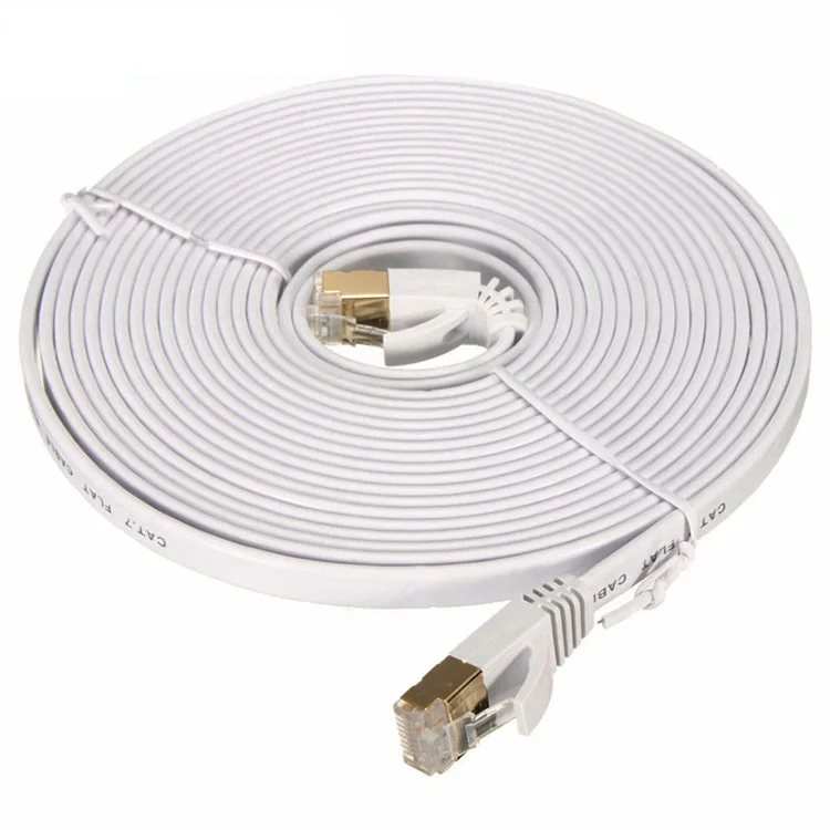 

2018Pure copper twisted pair with shielded anti-interference cat7 high-speed multimegabyte flat network jumper