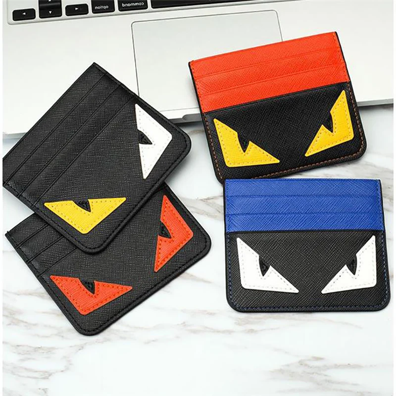 

2019 small wallet card women Unisex Fashion Women Lichee Pattern Bank Card Package Coin Bag Card Holder