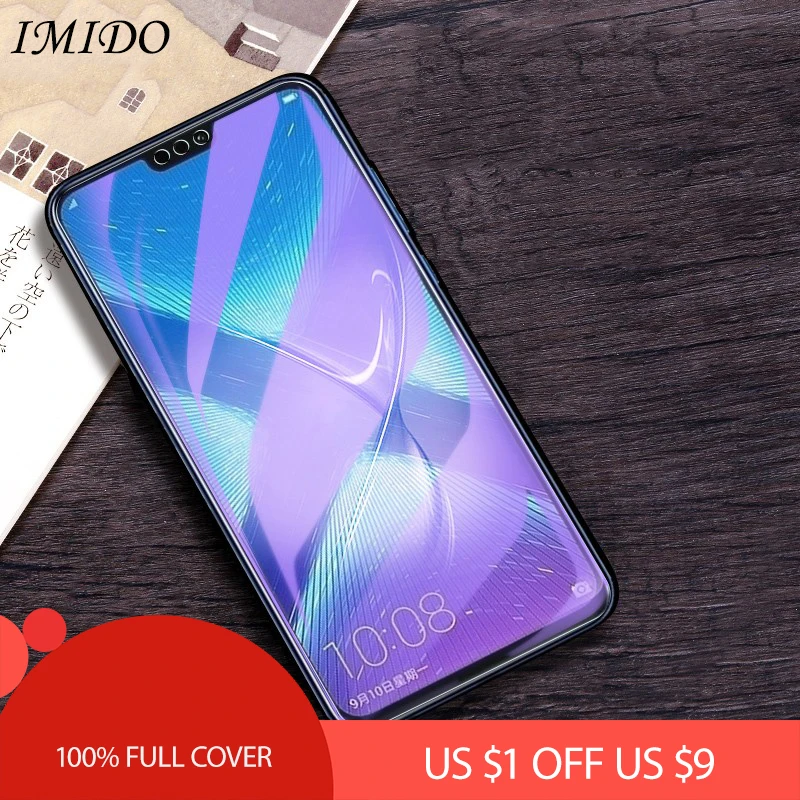 IMIDO защитное стекло закаленное 2.5D с полным покрытием для Huawei Honor 8X Max 8A|Защитные
