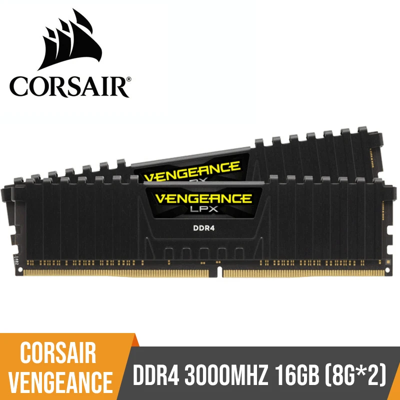 

CORSAIR Vengeance LPX 8GB DDR4 PC4 2400Mhz 3000Mhz 3200Mhz Module 2400 3000 PC computer Desktop RAM memory 16GB 32GB DIMM