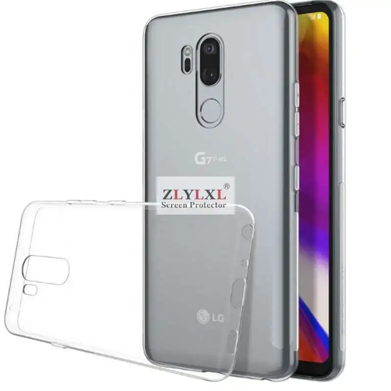 

Transparent Dirt-resistant soft back case for LG G7 Q6 Q7 Q8 Qstylus+ Stylo4 spirit bag